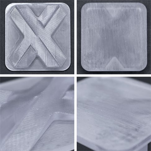 SLA stereolithography natural finish