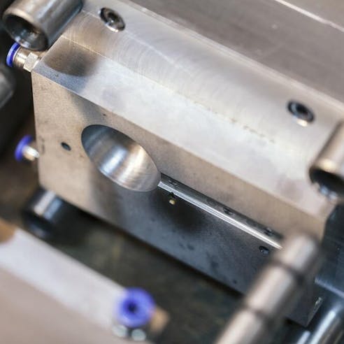 Steel mold for plastic parts. Image Credit: Shutterstock.com/DJ Srki