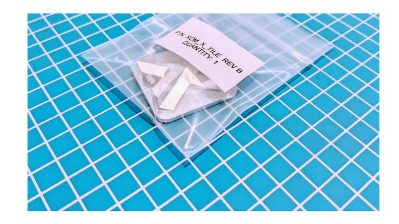 A bagged and tagged part