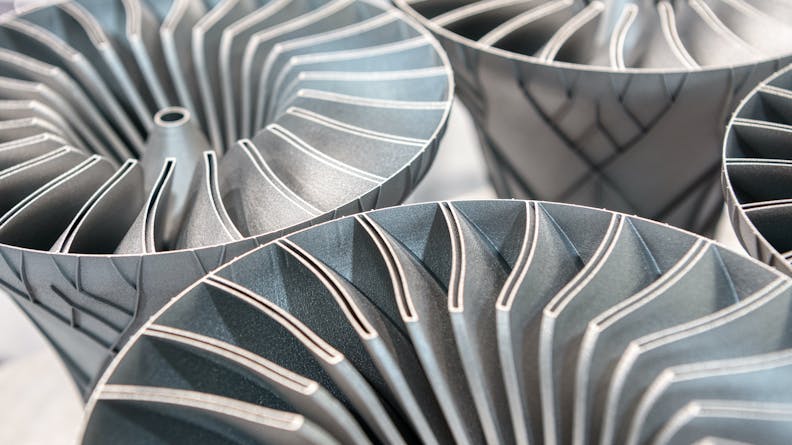 Metal 3D printed parts