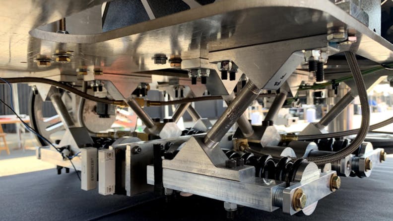 Final brake frames installed and ready for action