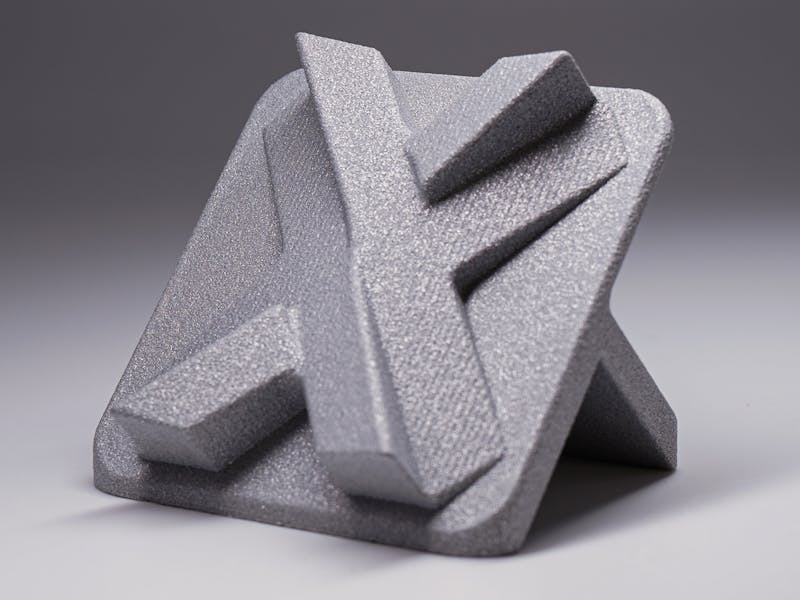 SLS Nylon 12 Aluminum-Filled (AF) with Polyshot Finish